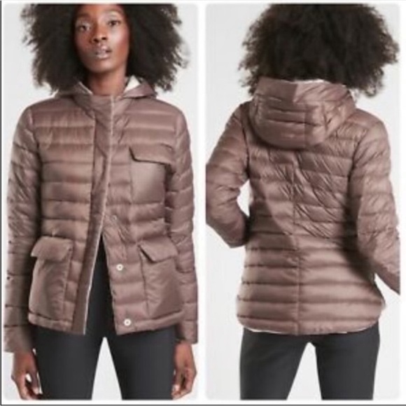 NWOT Athleta reversible down pulse jacket NWOT - Picture 1 of 12